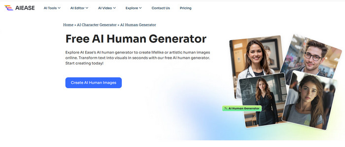 AIEASE AI Human Generator