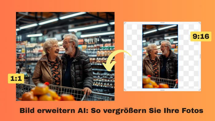 Bild erweitern AI
