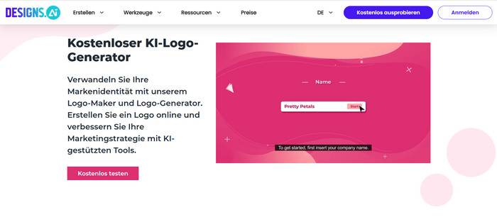 KI Logo Generator Designs.AI