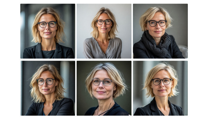 Generierten Ergebnisse von Perchance AI Human Generator