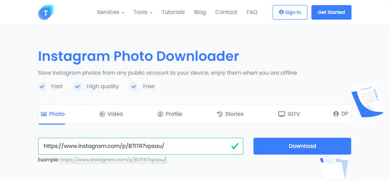 IGram Instagram Image Downloader