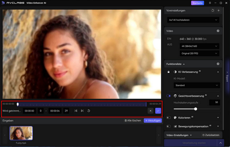 Video trimmen
