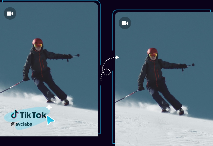 Wasserzeichen von TikTok-Videos entfernen